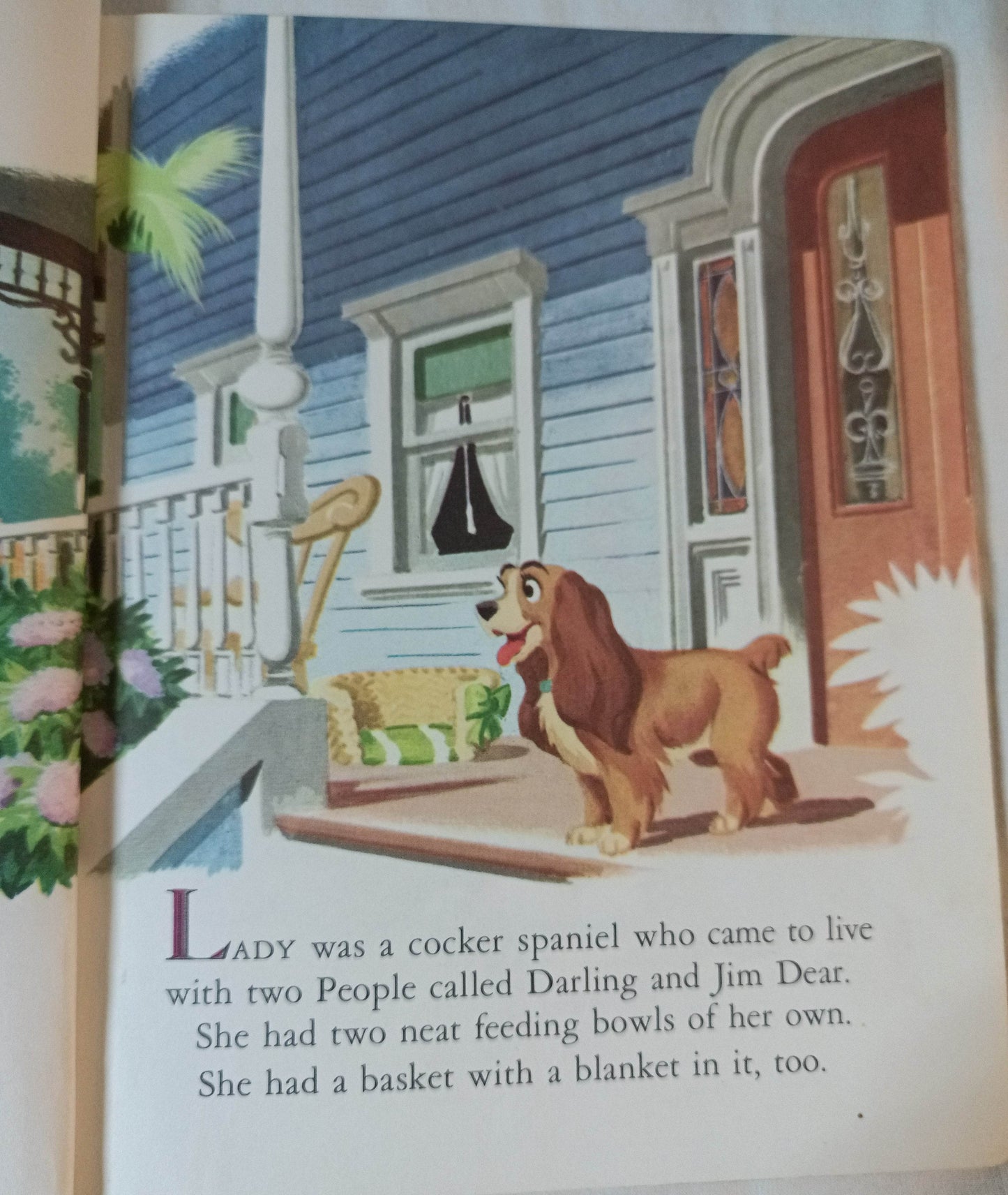 Walt Disney's Lady Little Golden Book (from Lady and the Tramp) 1954 - TulipStuff
