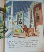 Load image into Gallery viewer, Walt Disney&#39;s Lady Little Golden Book (from Lady and the Tramp) 1954 - TulipStuff
