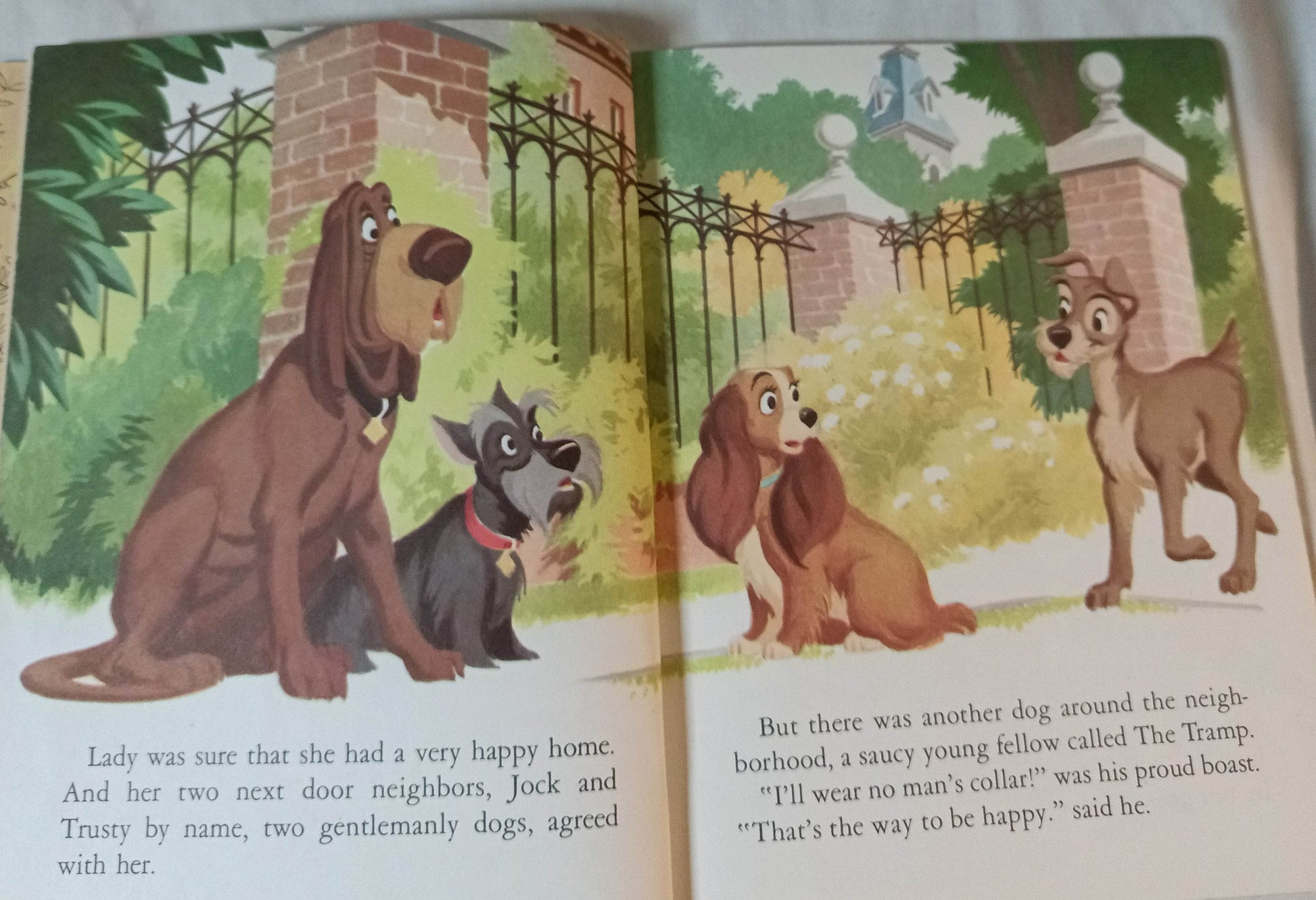 Walt Disney's Lady Little Golden Book (from Lady and the Tramp) 1954 - TulipStuff
