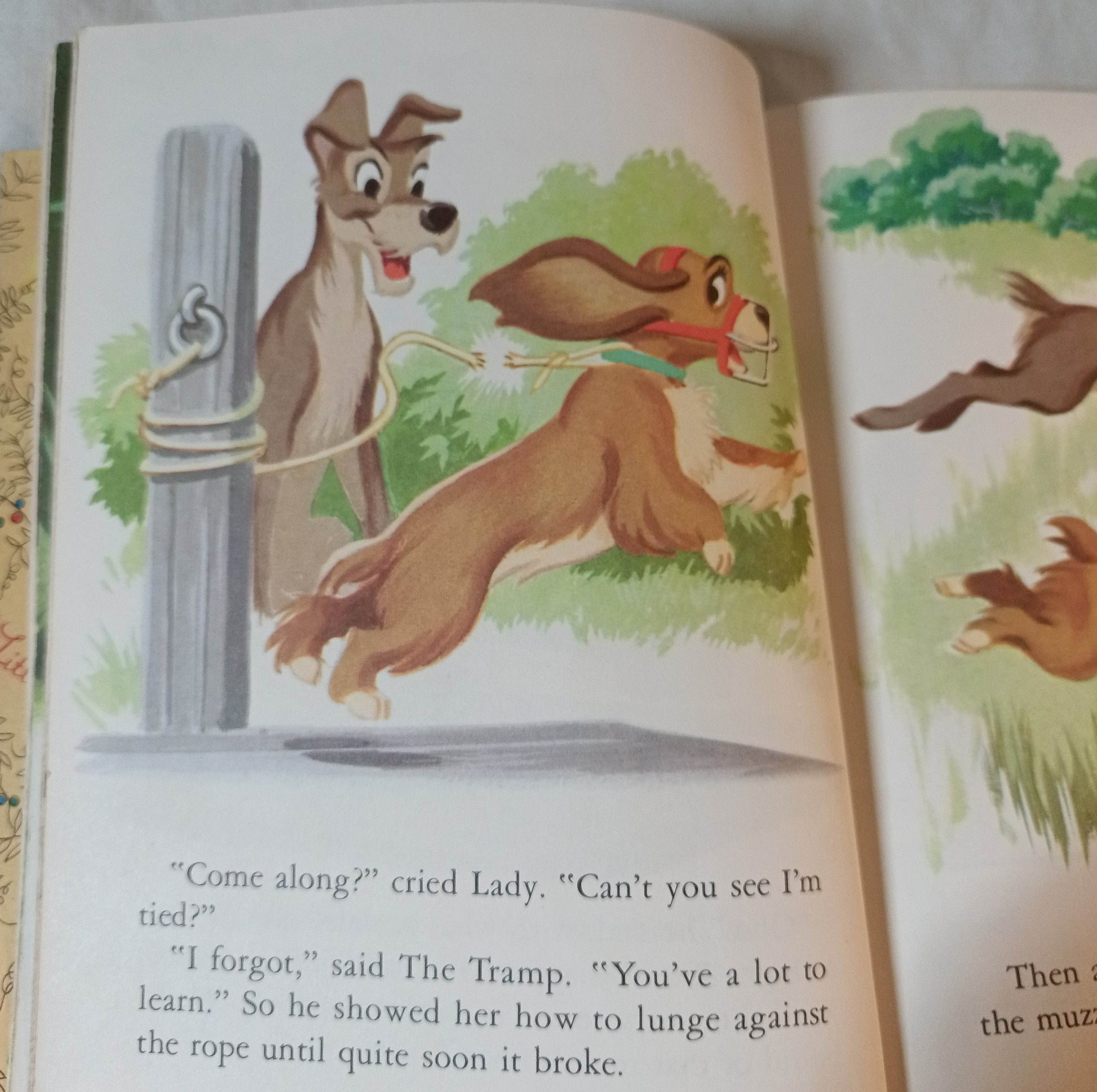 Walt Disney's Lady Little Golden Book (from Lady and the Tramp) 1954 - TulipStuff