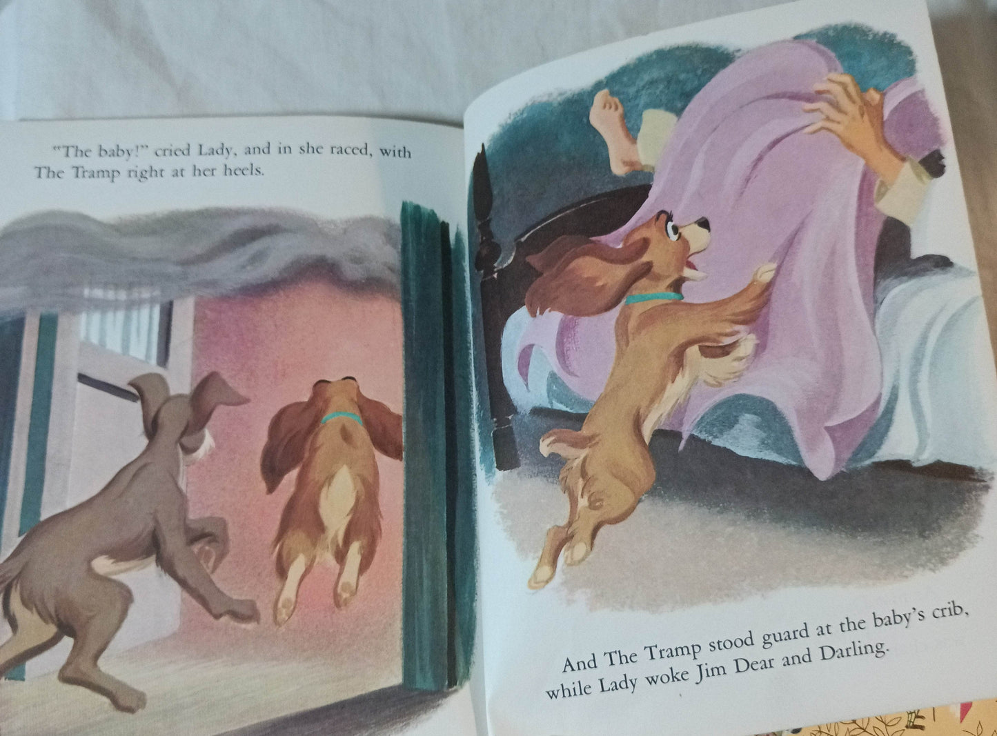 Walt Disney's Lady Little Golden Book (from Lady and the Tramp) 1954 - TulipStuff