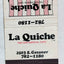 La Quiche Restaurant S Gessner Woodlake Square Houston Matchbook Cover 1970's - TulipStuff
