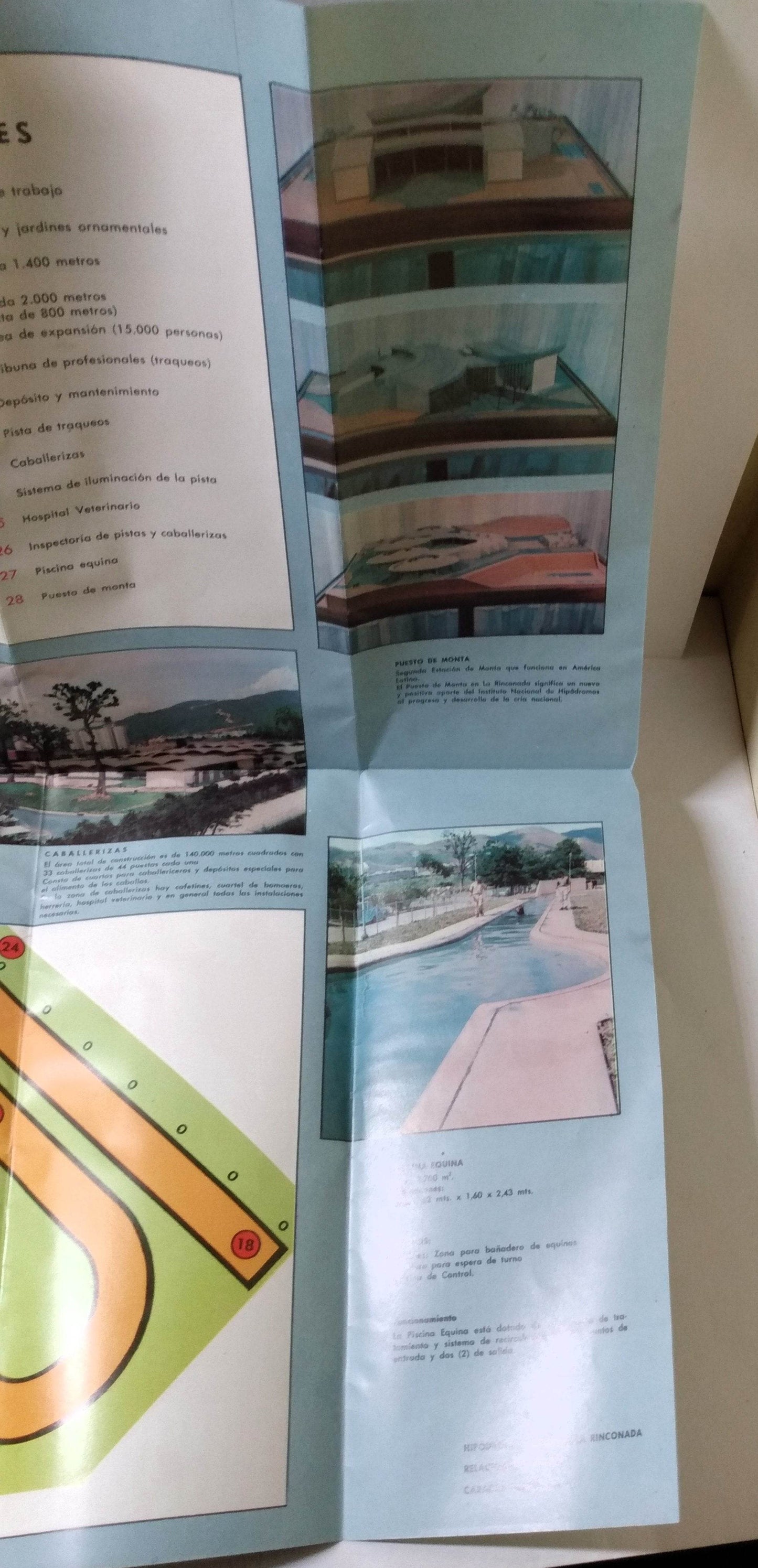 La Rinconada Hipodromos Horse Racing Race Track Caracas Venezuela 1967 - TulipStuff