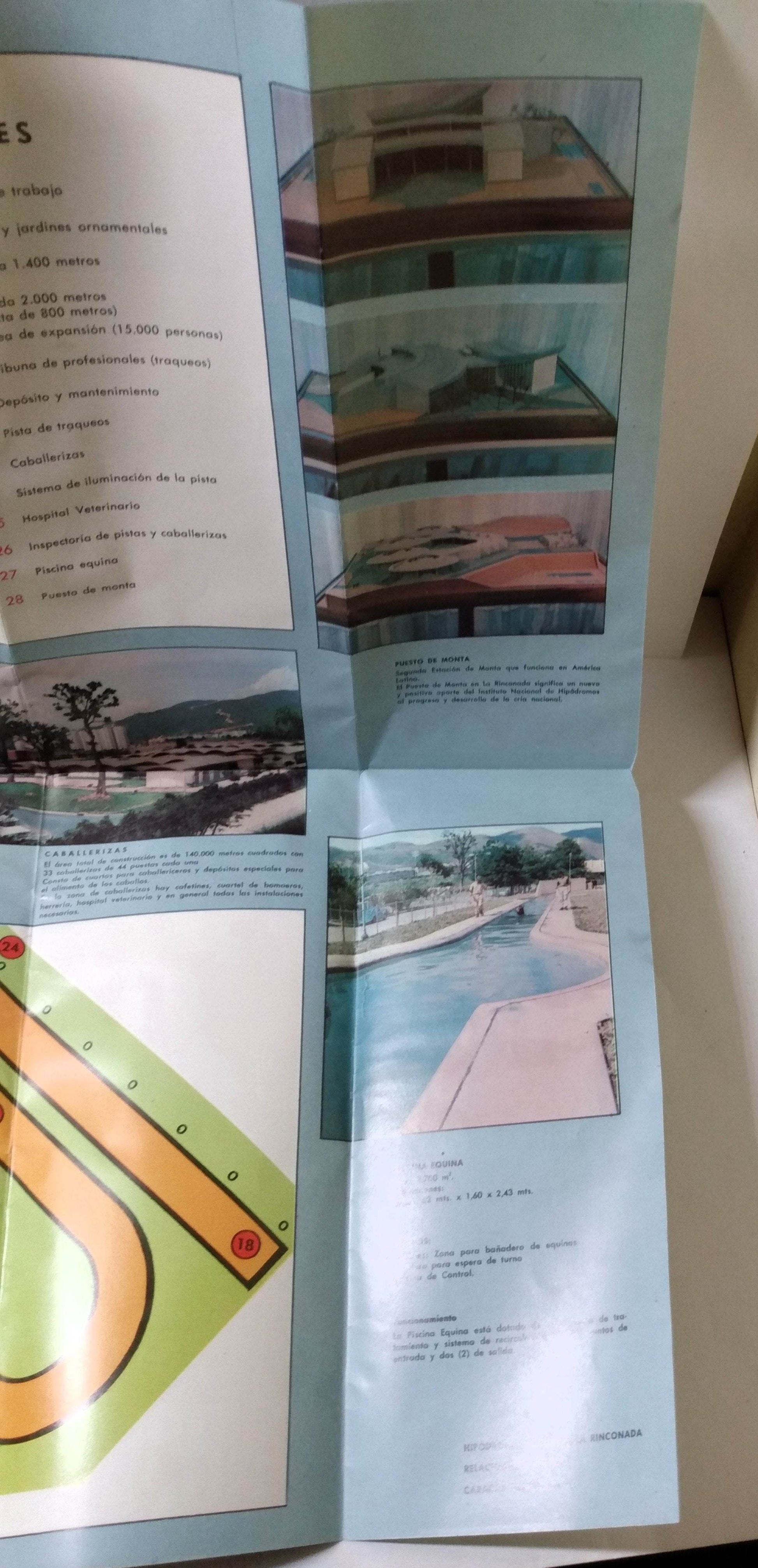 La Rinconada Hipodromos Horse Racing Race Track Caracas Venezuela 1967 - TulipStuff