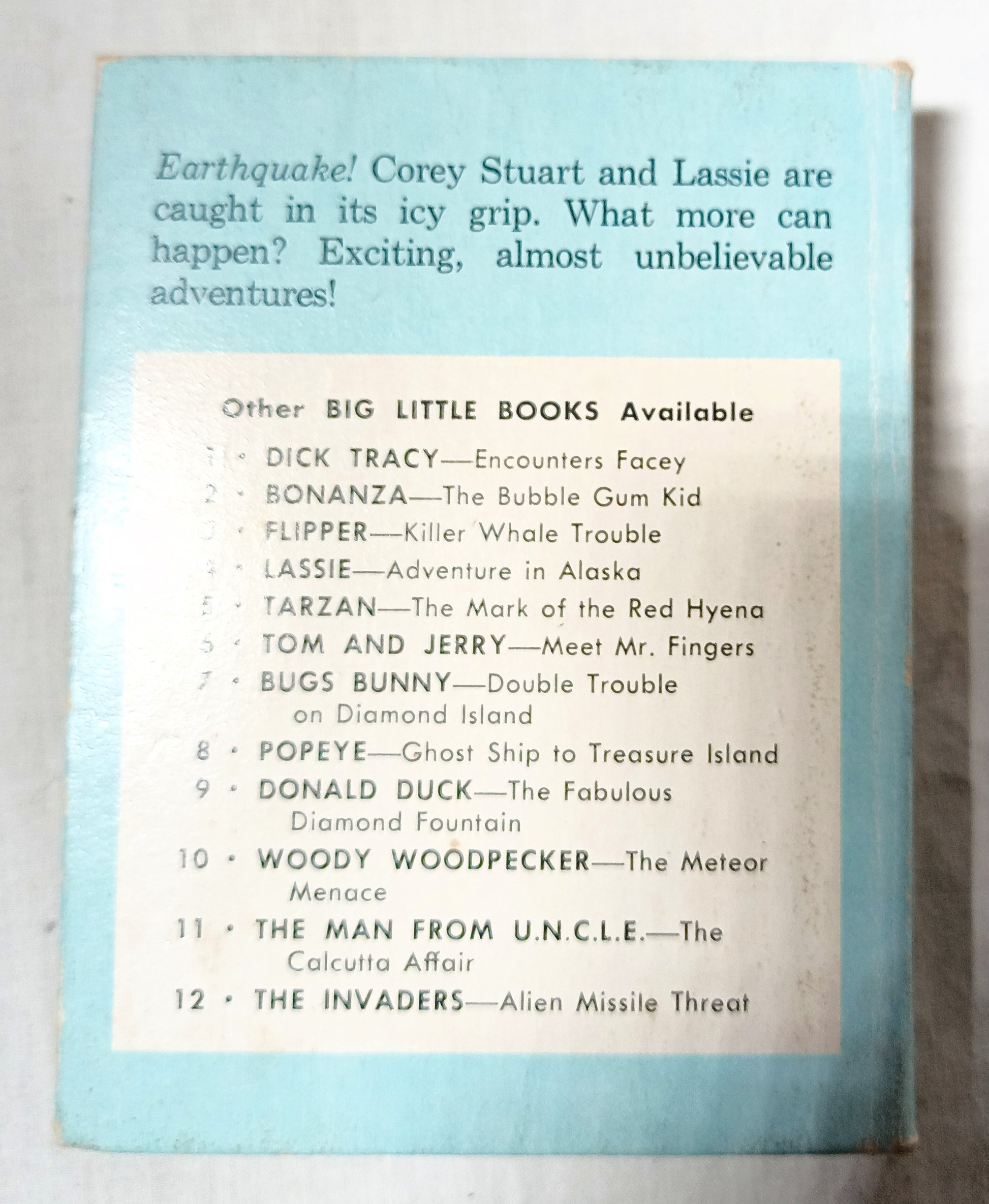 Lassie Adventure In Alaska George Elrick Whitman Big Little Book 1967 - TulipStuff