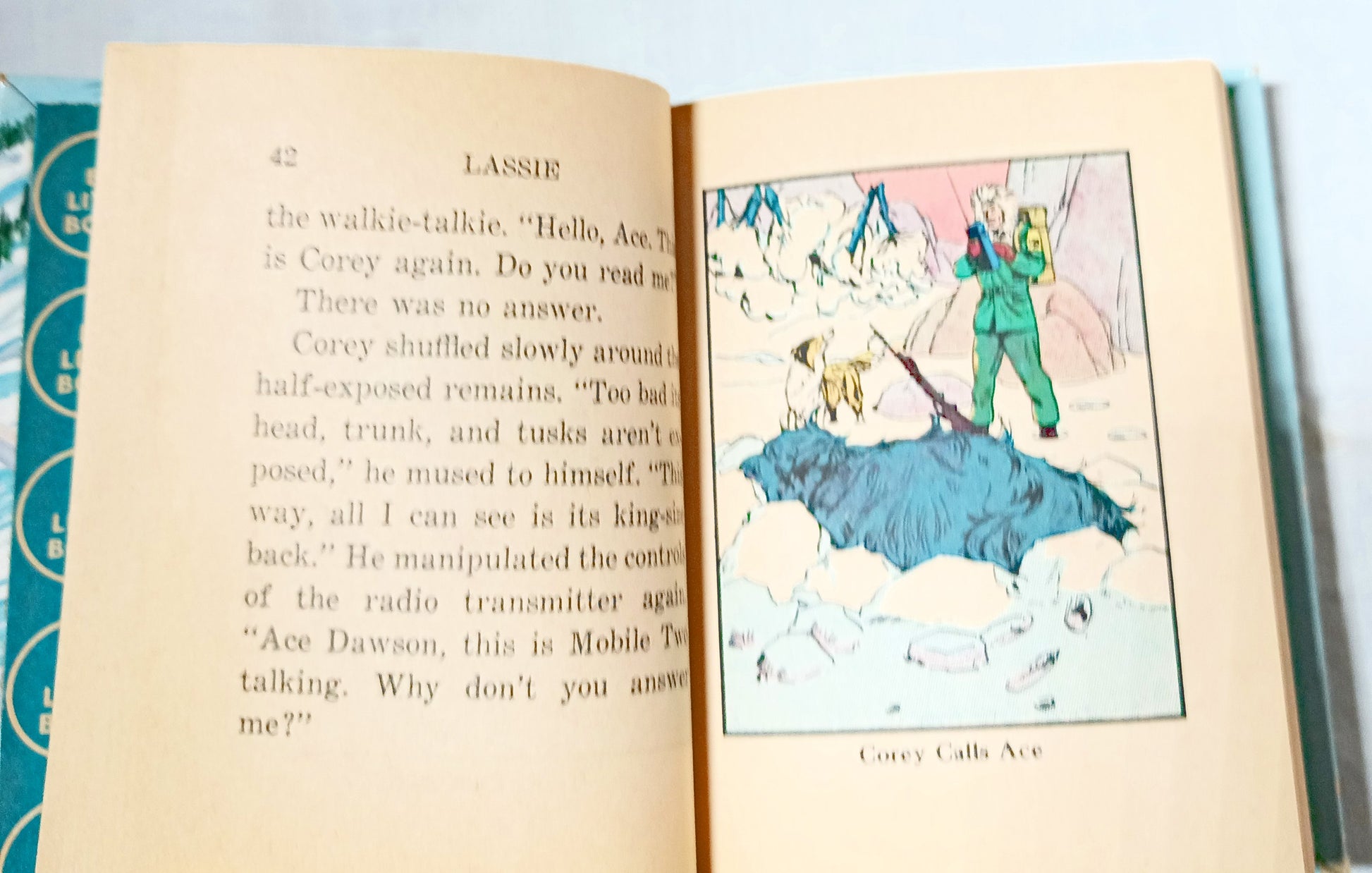 Lassie Adventure In Alaska George Elrick Whitman Big Little Book 1967 - TulipStuff