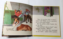 Load image into Gallery viewer, Lassie&#39;s Brave Adventure Tell-A-Tale Books Hardcover Whitman 1958 - TulipStuff
