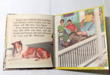 Load image into Gallery viewer, Lassie&#39;s Brave Adventure Tell-A-Tale Books Hardcover Whitman 1958 - TulipStuff
