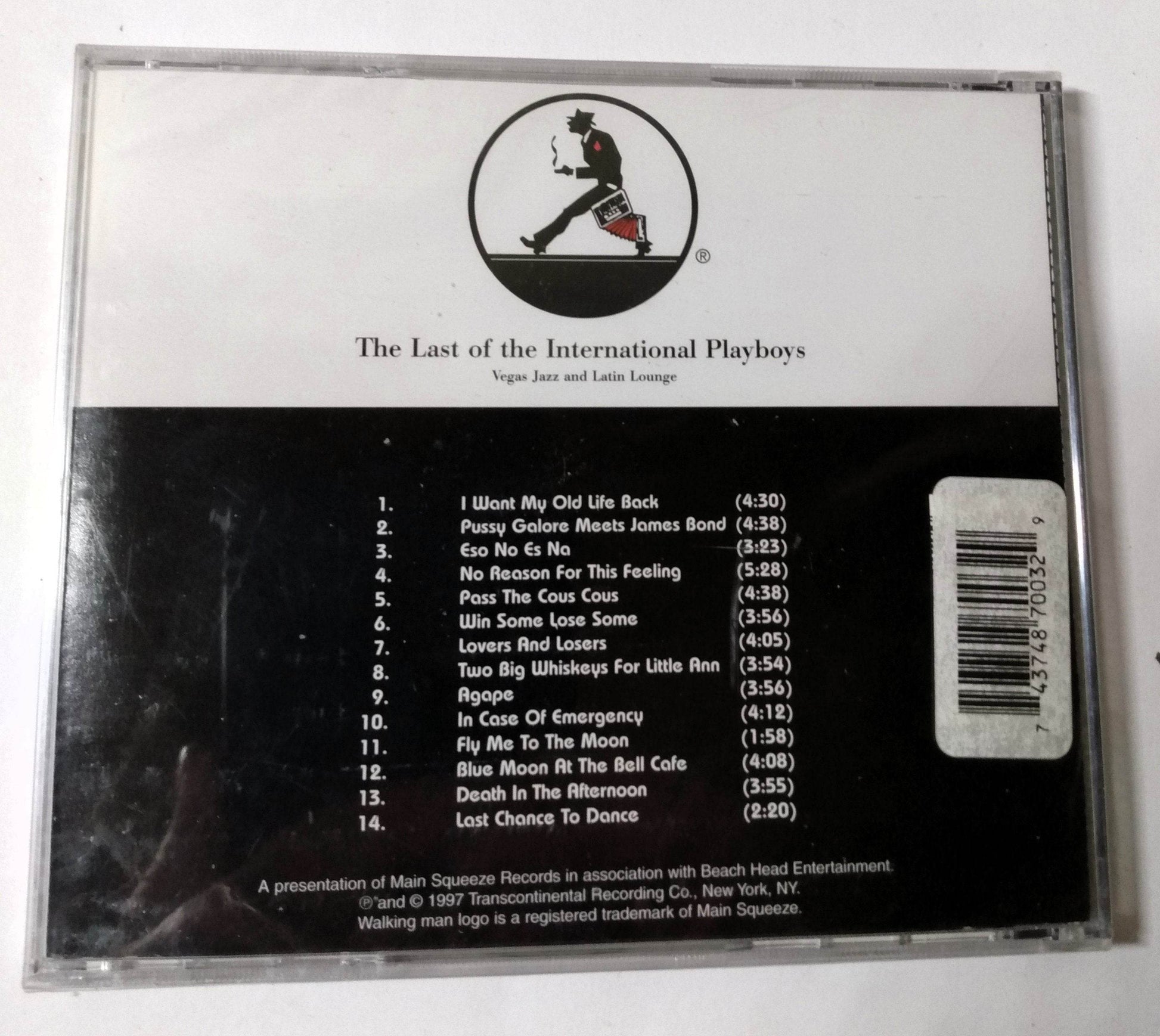 Last Of The International Playboys Latin Loung Vegas Jazz Album CD 1997 - TulipStuff