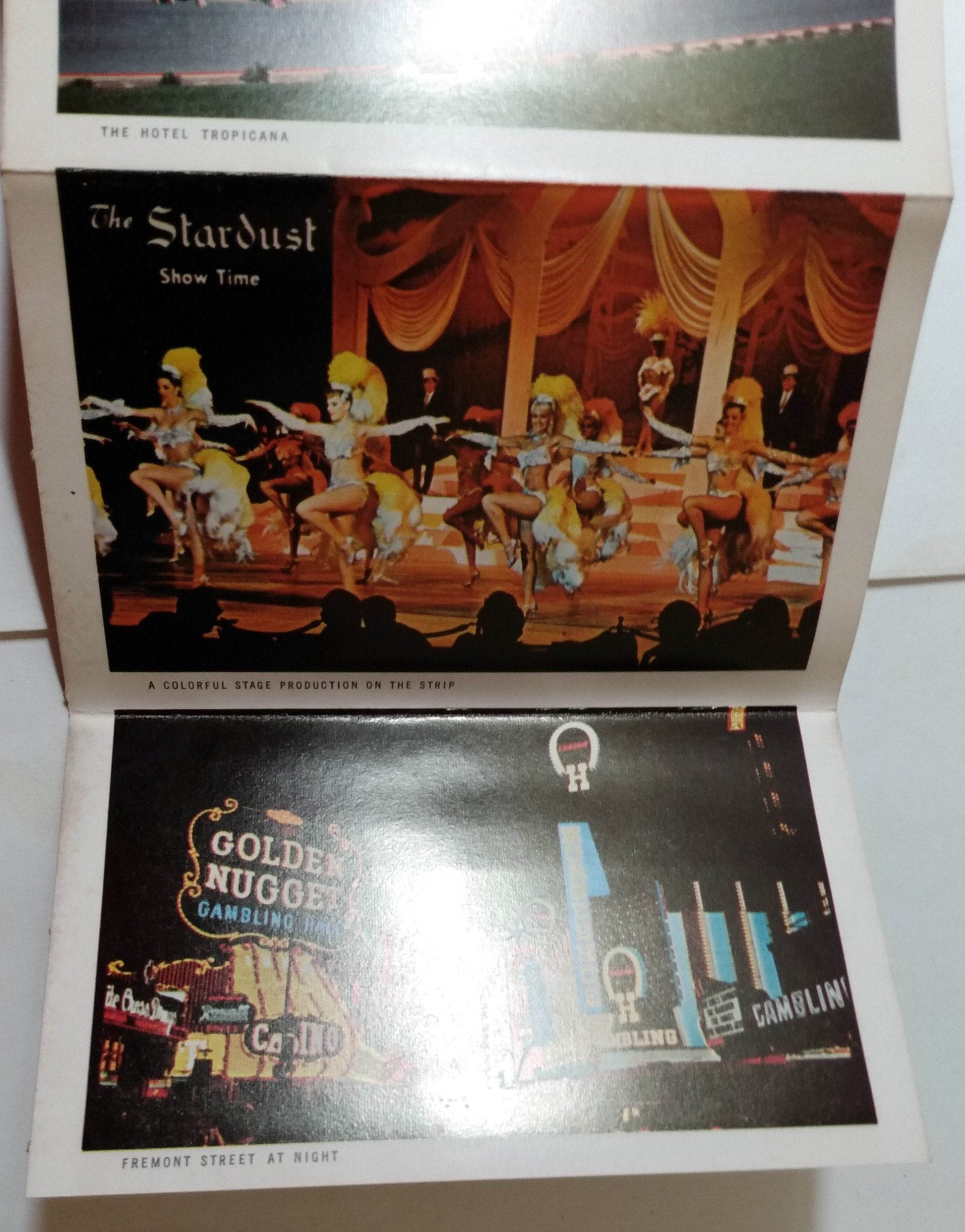 Greetings From The Fabulous Strip Las Vegas NV 1950's Postcard Booklet - TulipStuff