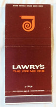 Load image into Gallery viewer, Lawry&#39;s The Prime Rib Beverly Hills Matchbook Cover Early 1960&#39;s - TulipStuff
