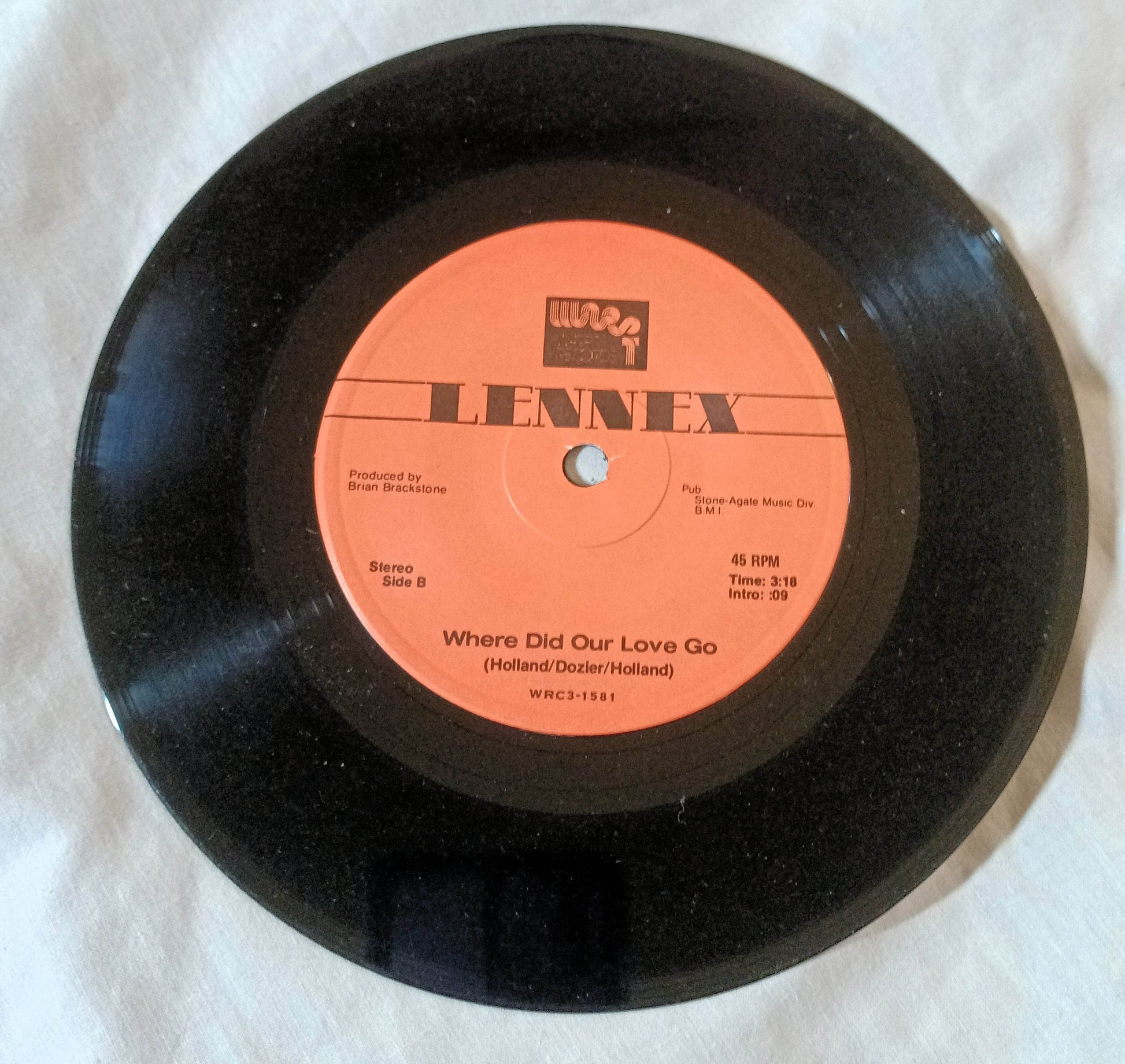 Lennex Crying For More / Where Did Our Love Go 7" Vinyl Canada 1981 - TulipStuff