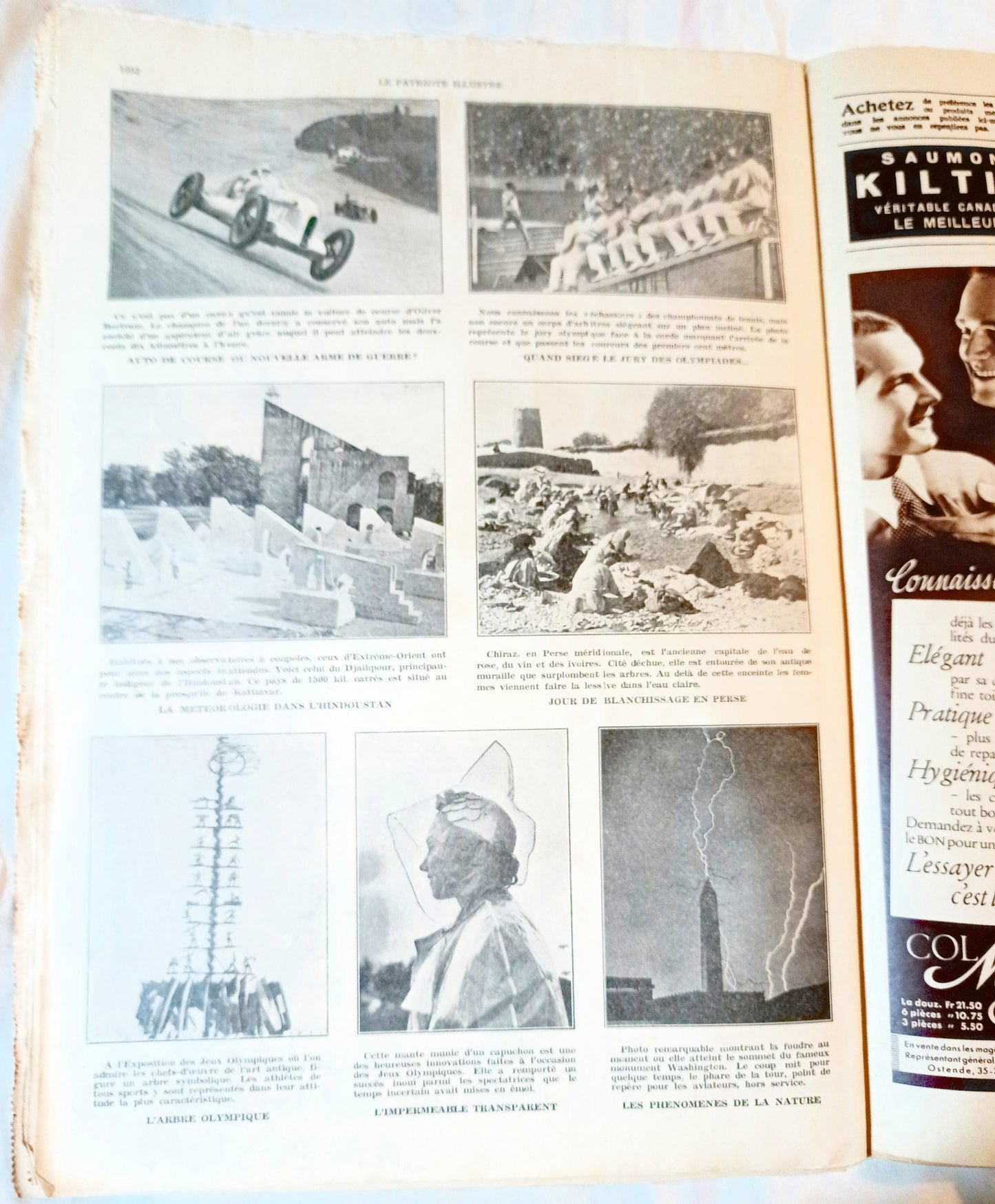 Le Patriote Illustre August 16 1936 Berlin Olympics Spanish Civil War - TulipStuff