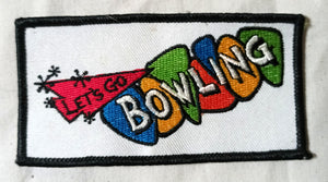 Let's Go Bowling 3rd Wave Ska Band Embroidered Patch 1990's - TulipStuff