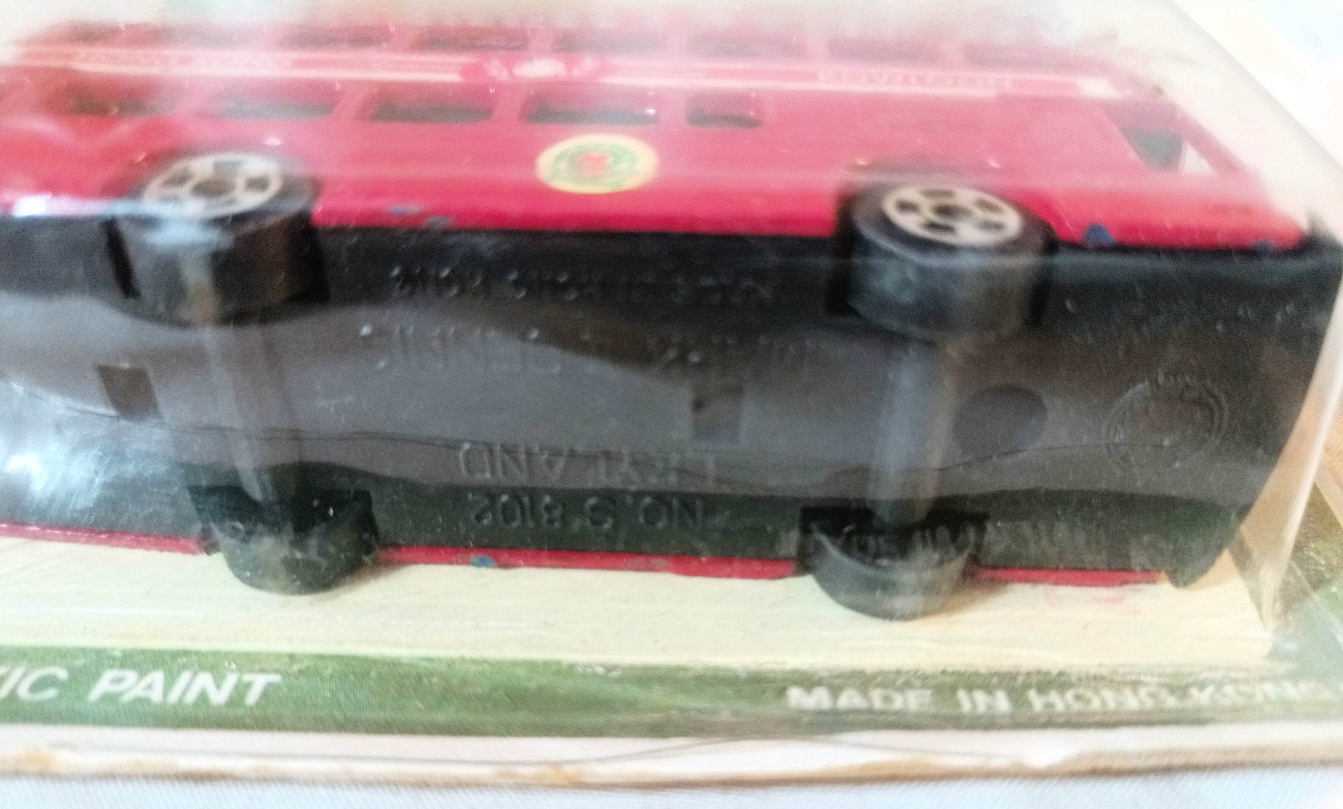 SM Tuf Toys S8102 Leyland Mark II Dennis Double Decker Bus HK Kowloon - TulipStuff