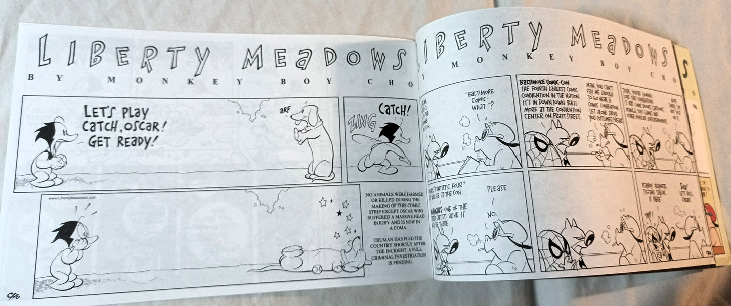 Liberty Meadows #28 October 2002 Image Comics Ralph's DNA Experiment - TulipStuff