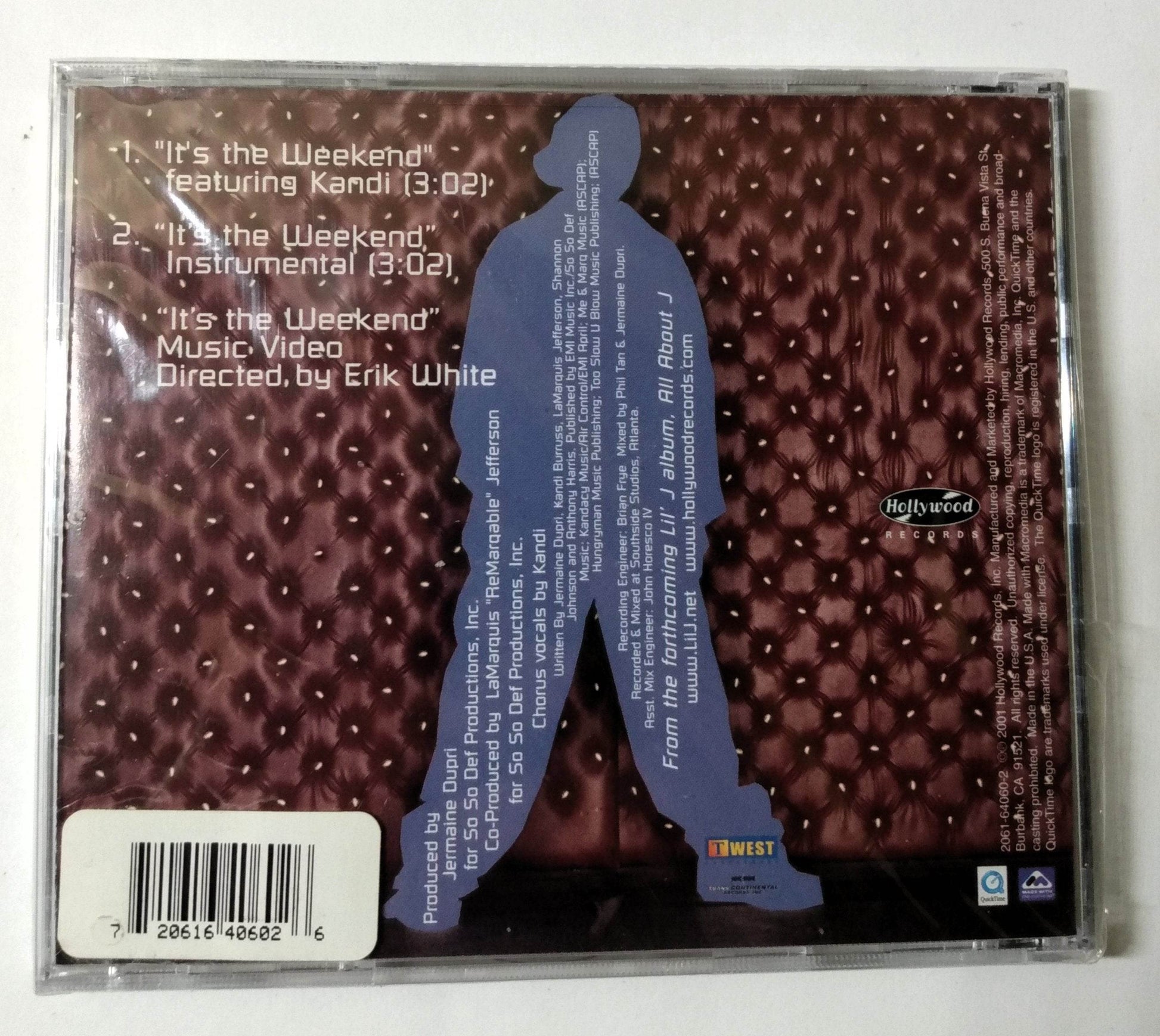 Lil' J It's The Weekend Hip Hop Limited Edition CD Single 2001 - TulipStuff