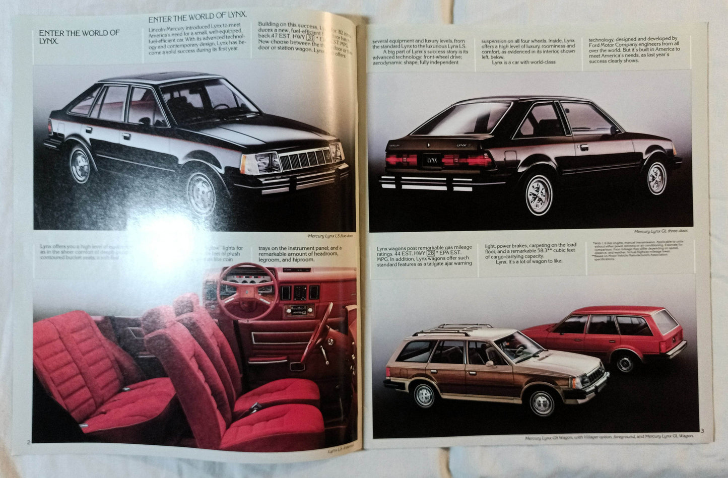 Lincoln-Mercury 1982 Full Line US Dealer Sales Brochure - TulipStuff