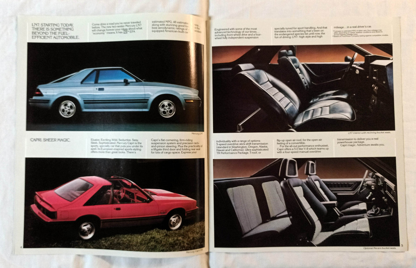 Lincoln-Mercury 1982 Full Line US Dealer Sales Brochure - TulipStuff