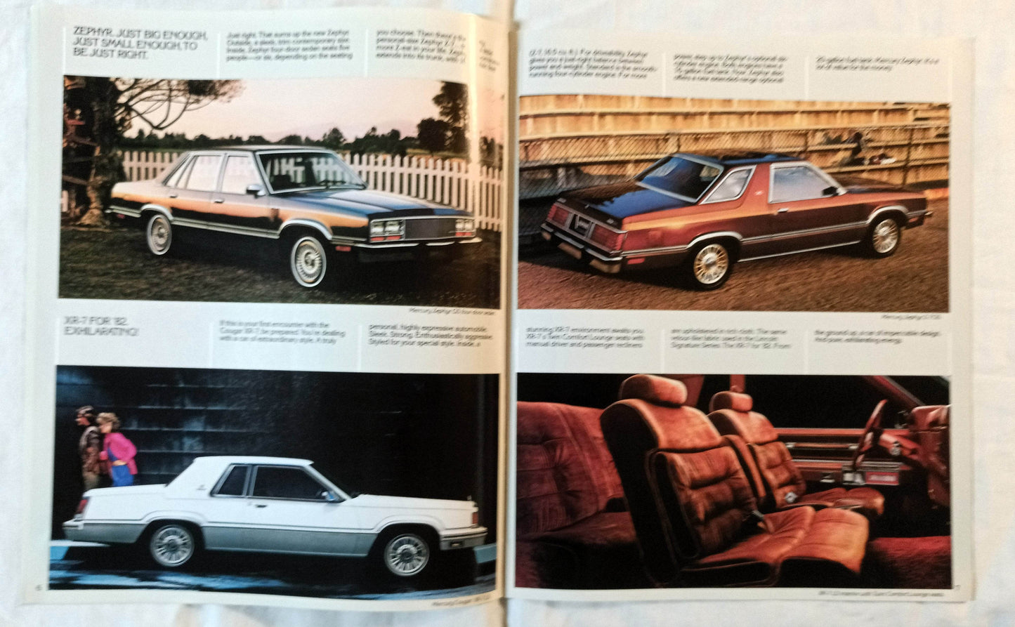 Lincoln-Mercury 1982 Full Line US Dealer Sales Brochure - TulipStuff