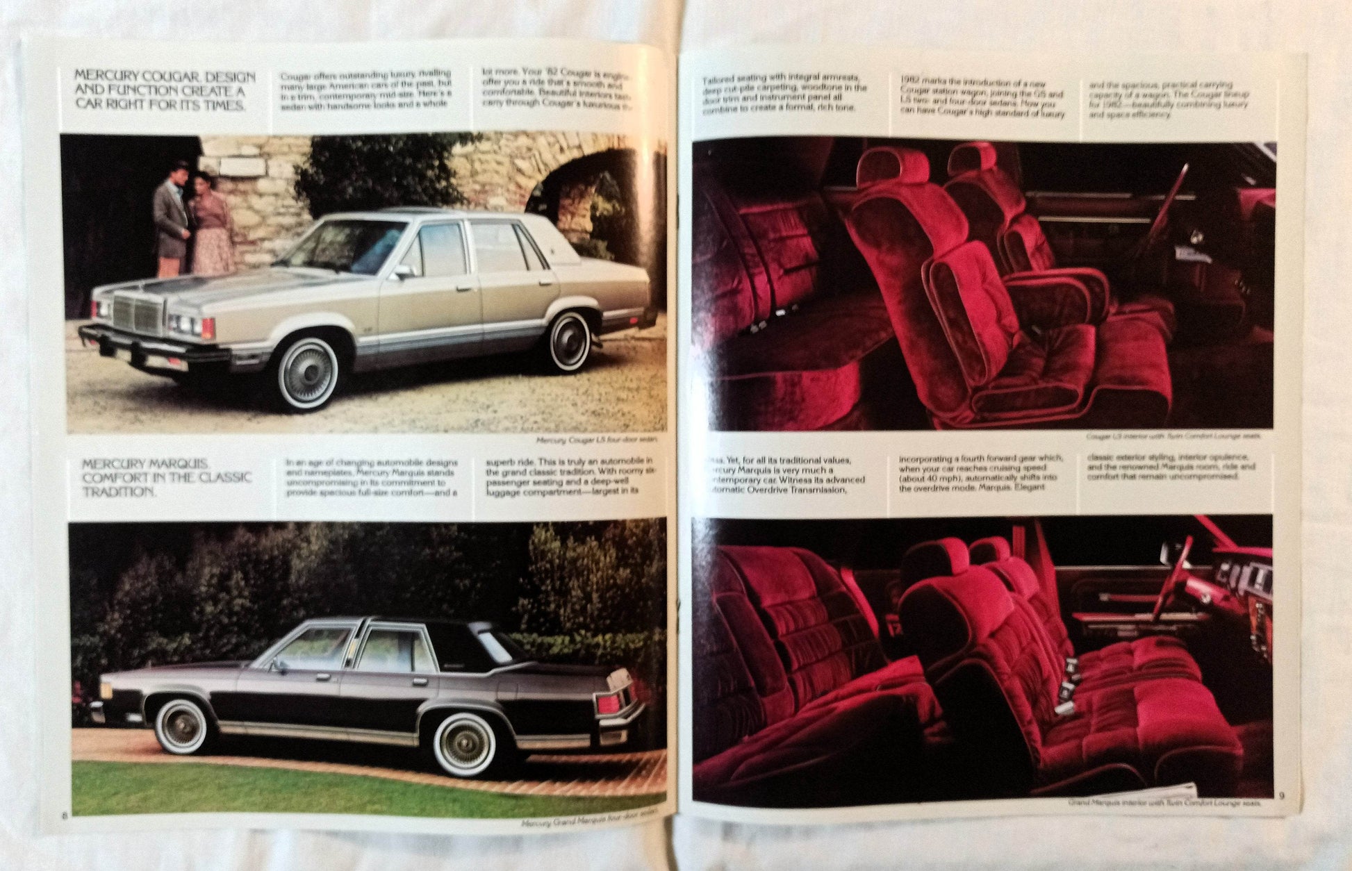 Lincoln-Mercury 1982 Full Line US Dealer Sales Brochure - TulipStuff