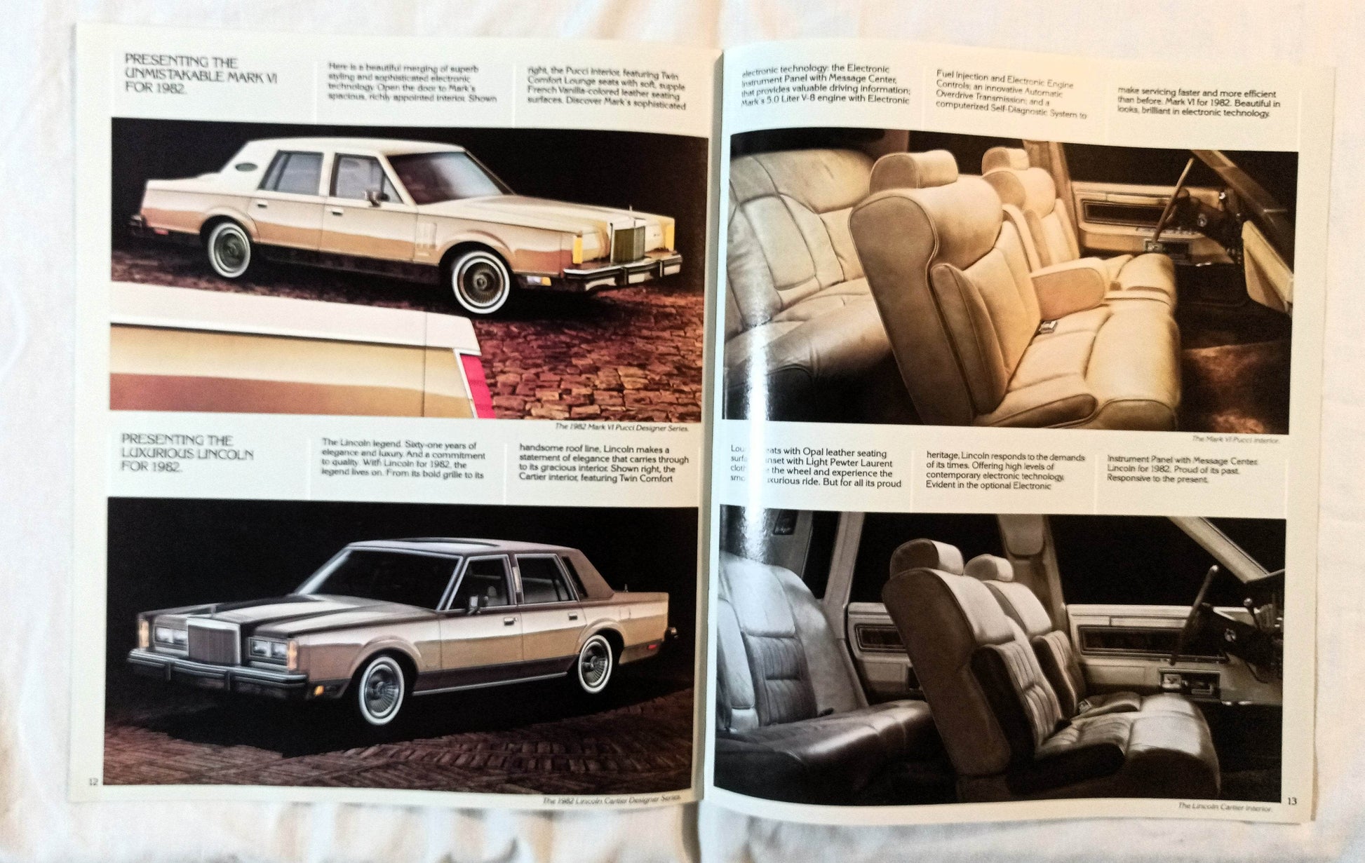 Lincoln-Mercury 1982 Full Line US Dealer Sales Brochure - TulipStuff