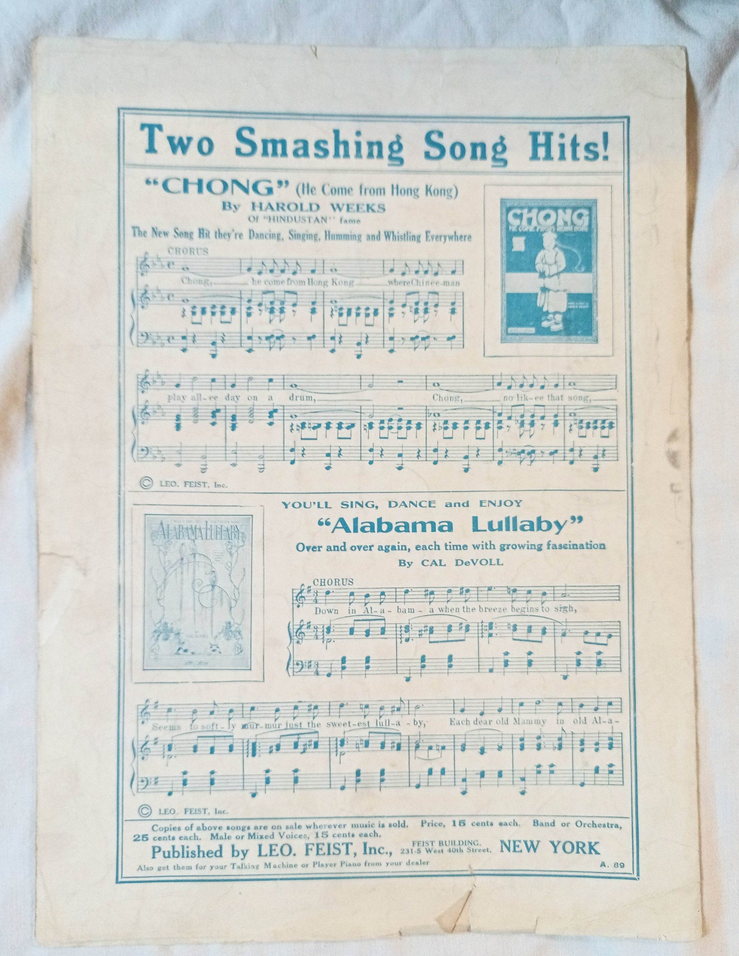 Little French Mother Good Bye Sheet Music Norman Rockwell Cover 1919 - TulipStuff