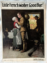 Load image into Gallery viewer, Little French Mother Good Bye Sheet Music Norman Rockwell Cover 1919 - TulipStuff
