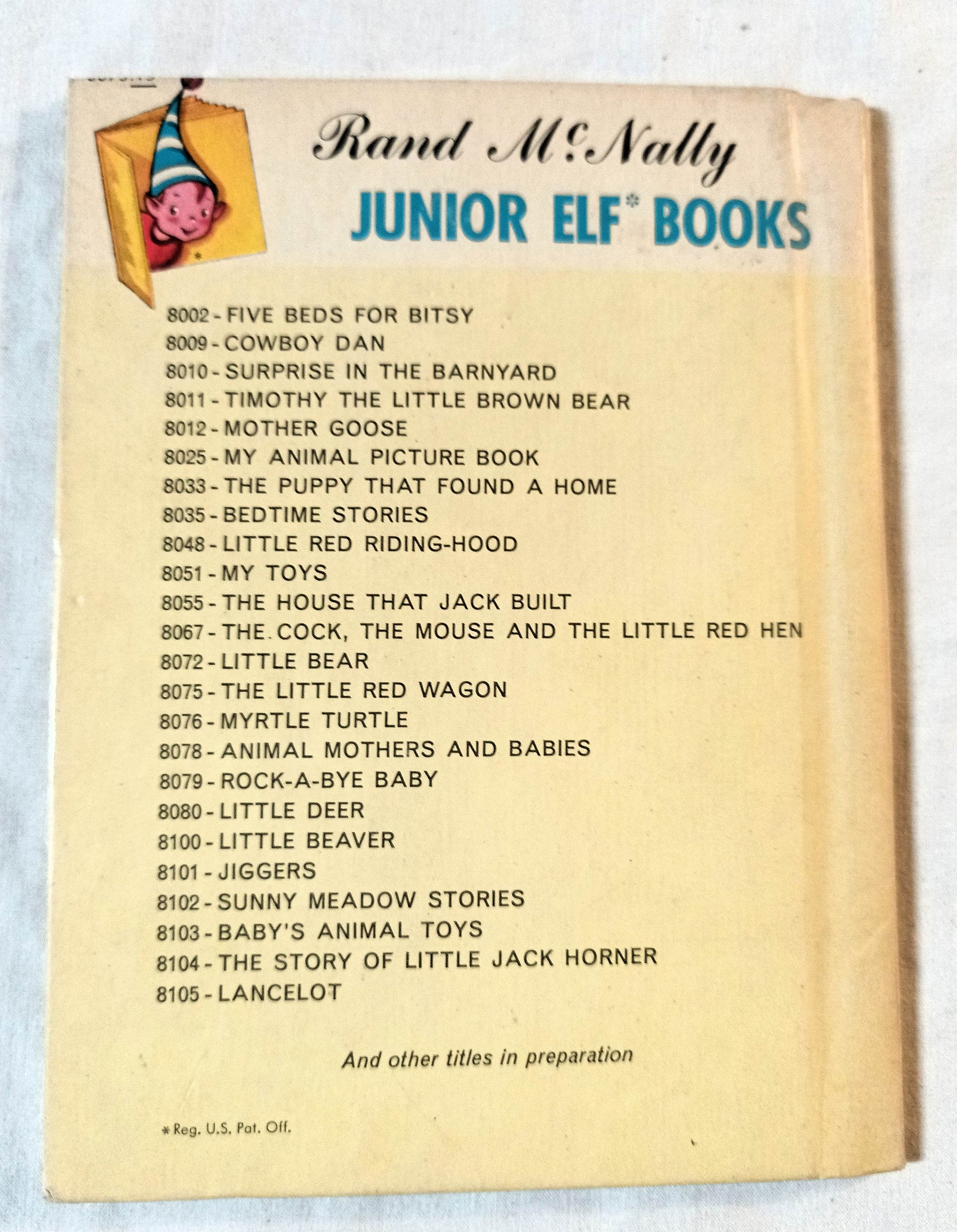 The Little Red Wagon Hazel Cederborg Rand McNally Junior Elf Book 1949 - TulipStuff