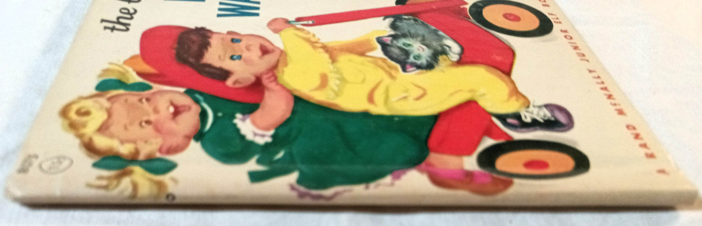 The Little Red Wagon Hazel Cederborg Rand McNally Junior Elf Book 1949 - TulipStuff