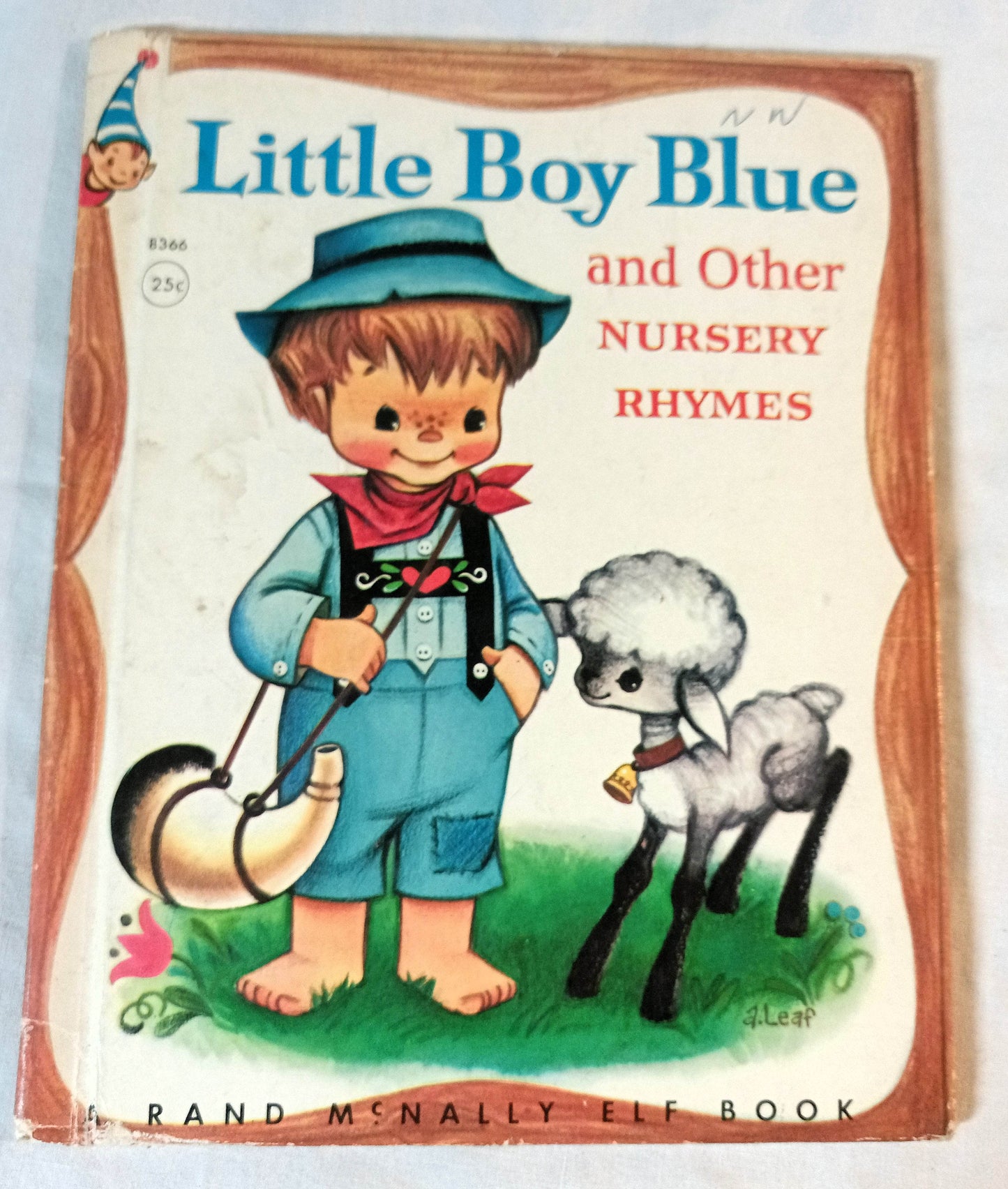 Little Boy Blue Nursery Rhymes Rand McNally Elf Book Hardcover 1956 - TulipStuff