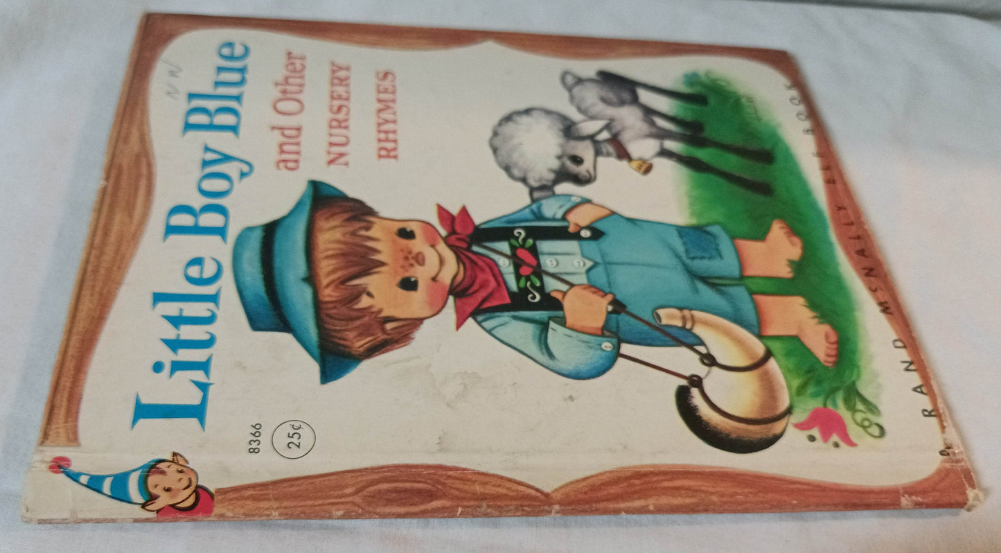 Little Boy Blue Nursery Rhymes Rand McNally Elf Book Hardcover 1956 - TulipStuff
