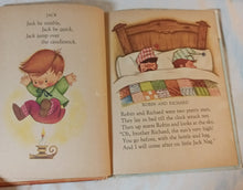 Load image into Gallery viewer, Little Boy Blue Nursery Rhymes Rand McNally Elf Book Hardcover 1956 - TulipStuff
