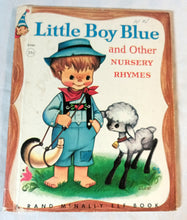 Load image into Gallery viewer, Little Boy Blue Nursery Rhymes Rand McNally Elf Book Hardcover 1956 - TulipStuff
