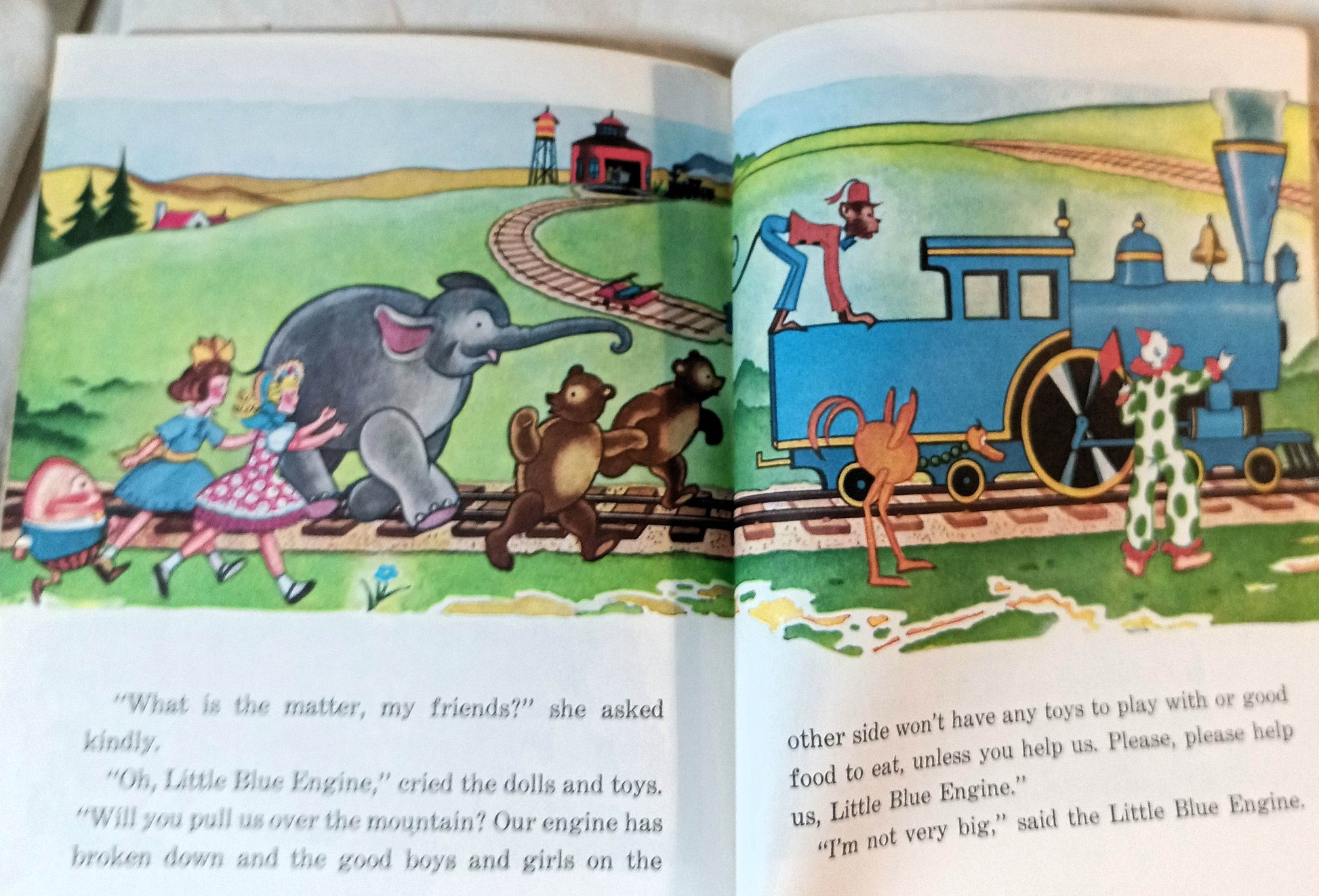 The Little Engine That Could Little Golden Book Watty Piper 1971 - TulipStuff