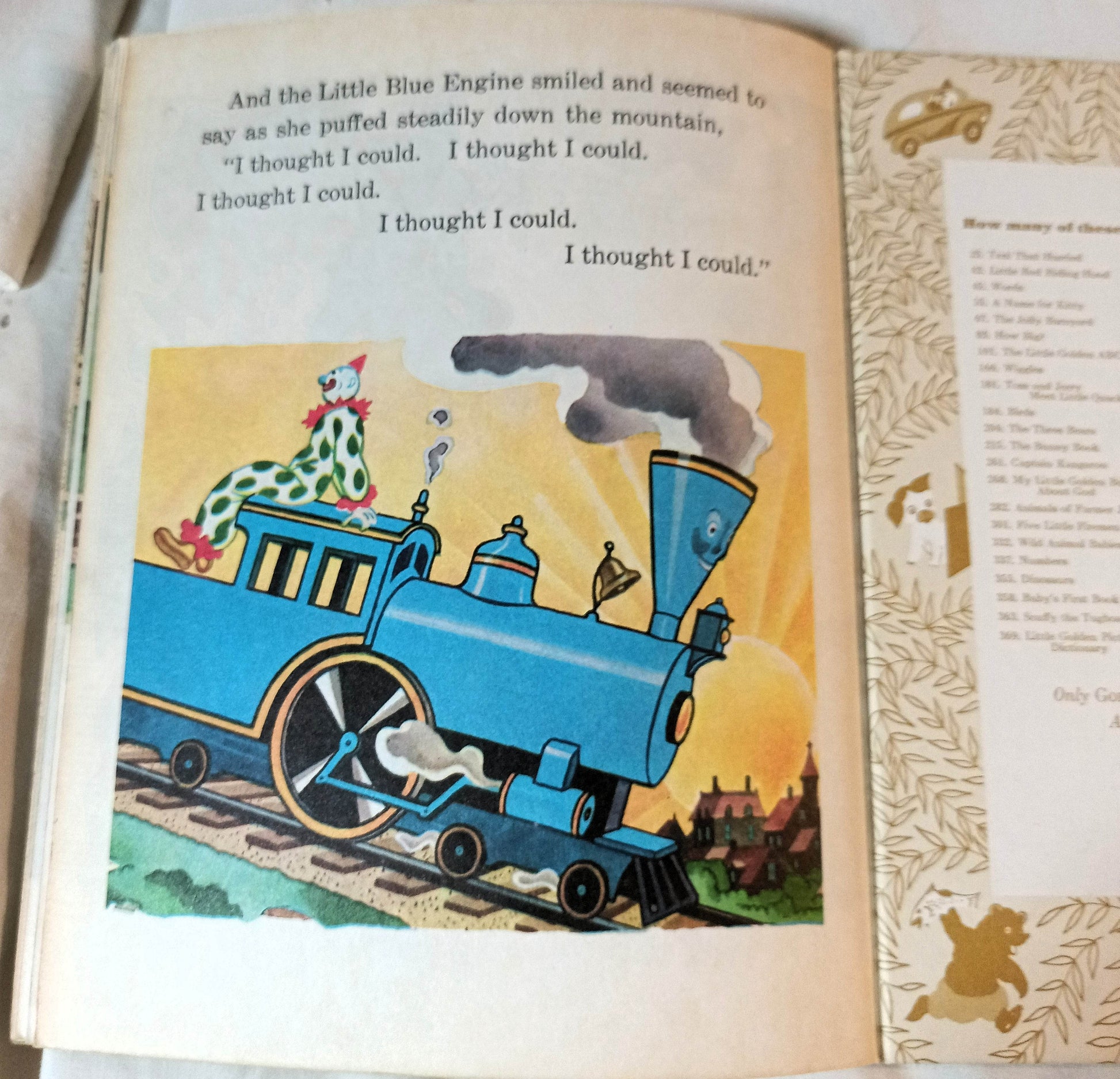 The Little Engine That Could Little Golden Book Watty Piper 1971 - TulipStuff