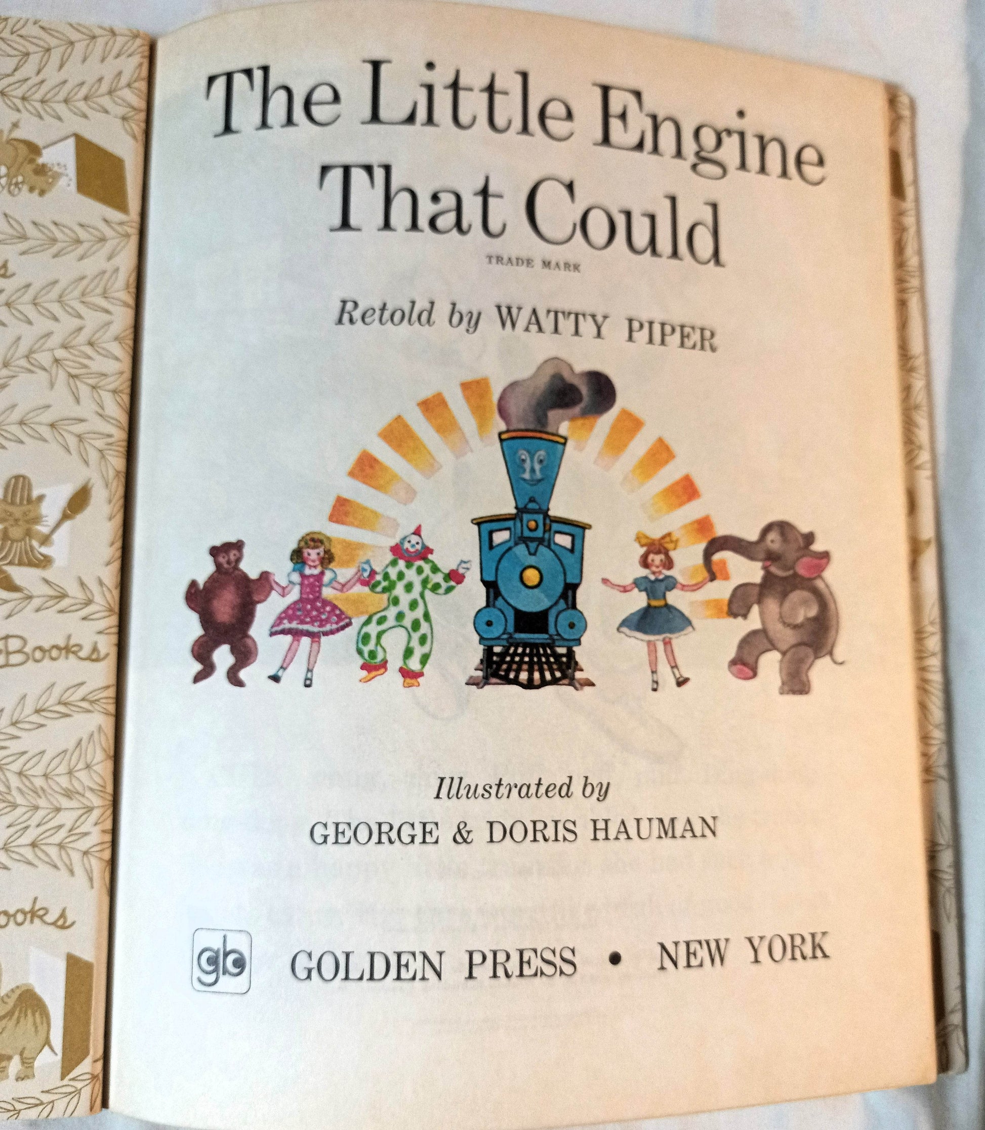 The Little Engine That Could Little Golden Book Watty Piper 1971 - TulipStuff