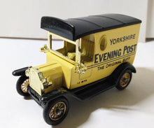 Load image into Gallery viewer, Lledo Models of Days Gone DG6 Yorkshire Evening Post 1920 Ford Model T Van - TulipStuff
