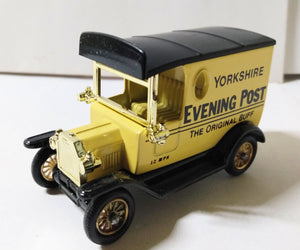 Lledo Models of Days Gone DG6 Yorkshire Evening Post 1920 Ford Model T Van - TulipStuff