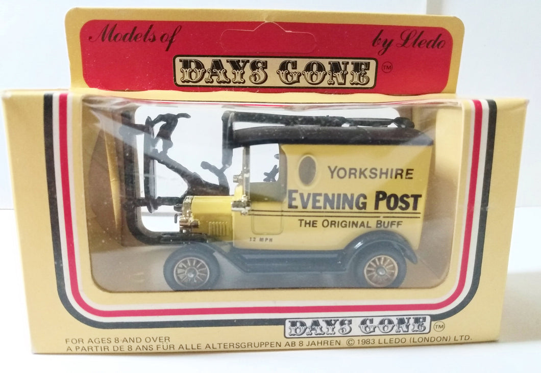 Lledo Models of Days Gone DG6 Yorkshire Evening Post 1920 Ford Model T Van - TulipStuff