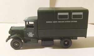 Lledo LP28 BFBS Mobile Army Broadcasting Studio Mack Canvas Back Truck - TulipStuff