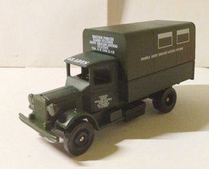 Lledo LP28 BFBS Mobile Army Broadcasting Studio Mack Canvas Back Truck - TulipStuff