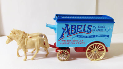 Lledo Days Gone DG11 Horse Drawn Van Abels East Anglia England 1985 - TulipStuff