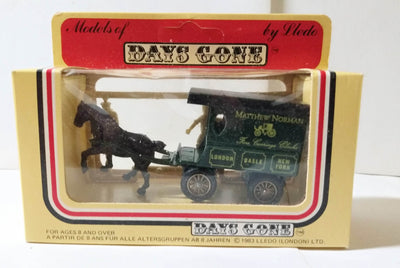 Lledo Days Gone DG3 Horse Drawn Delivery Van Matthew Norman 1984 - TulipStuff