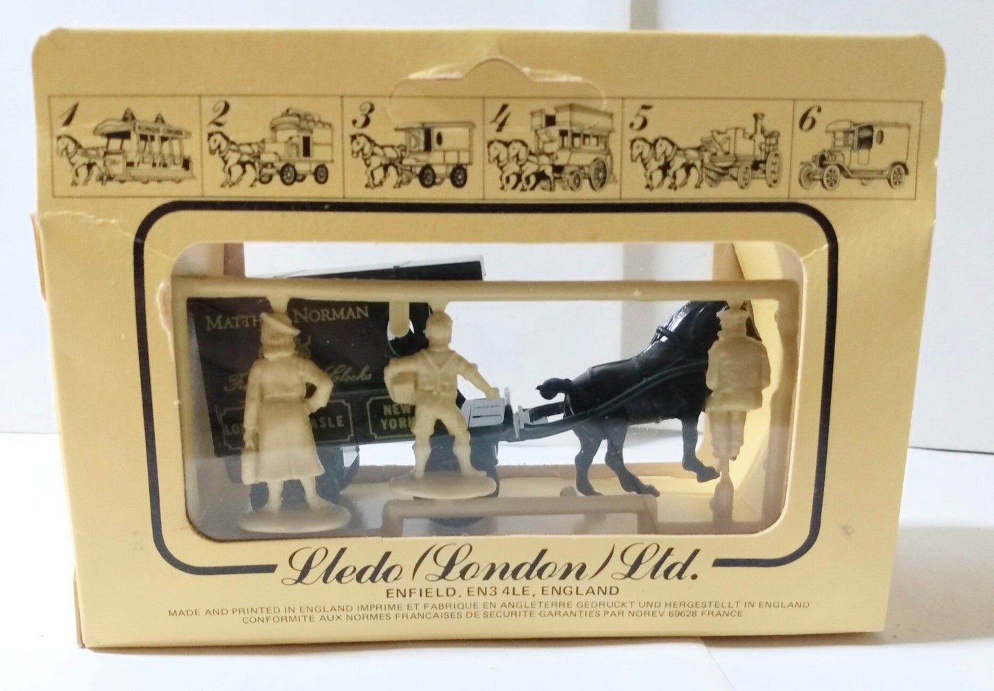 Lledo Days Gone DG3 Horse Drawn Delivery Van Matthew Norman 1984 - TulipStuff