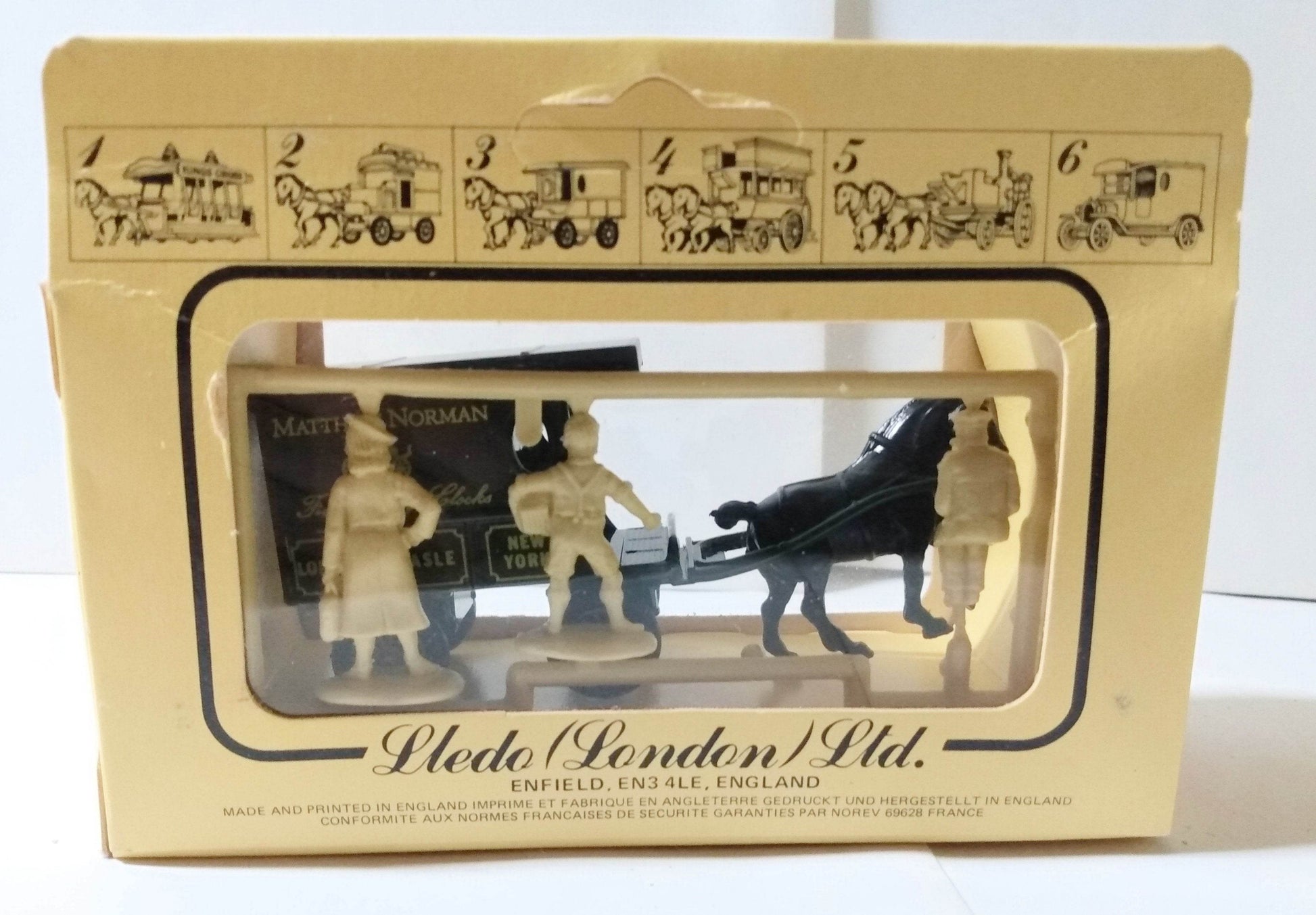 Lledo Days Gone DG3 Horse Drawn Delivery Van Matthew Norman 1984 - TulipStuff