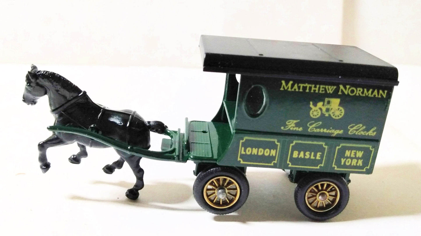 Lledo Days Gone DG3 Horse Drawn Delivery Van Matthew Norman 1984 - TulipStuff