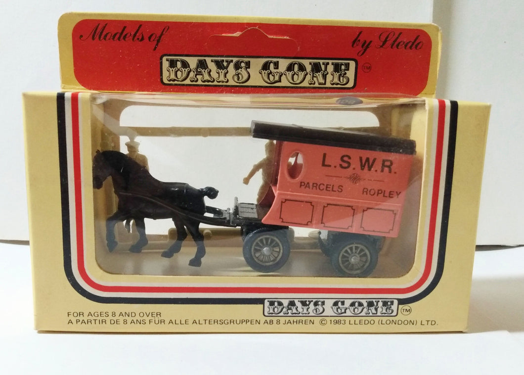 Lledo Days Gone DG3 Horse Drawn Delivery Van LSWR Parcels Ropley - TulipStuff