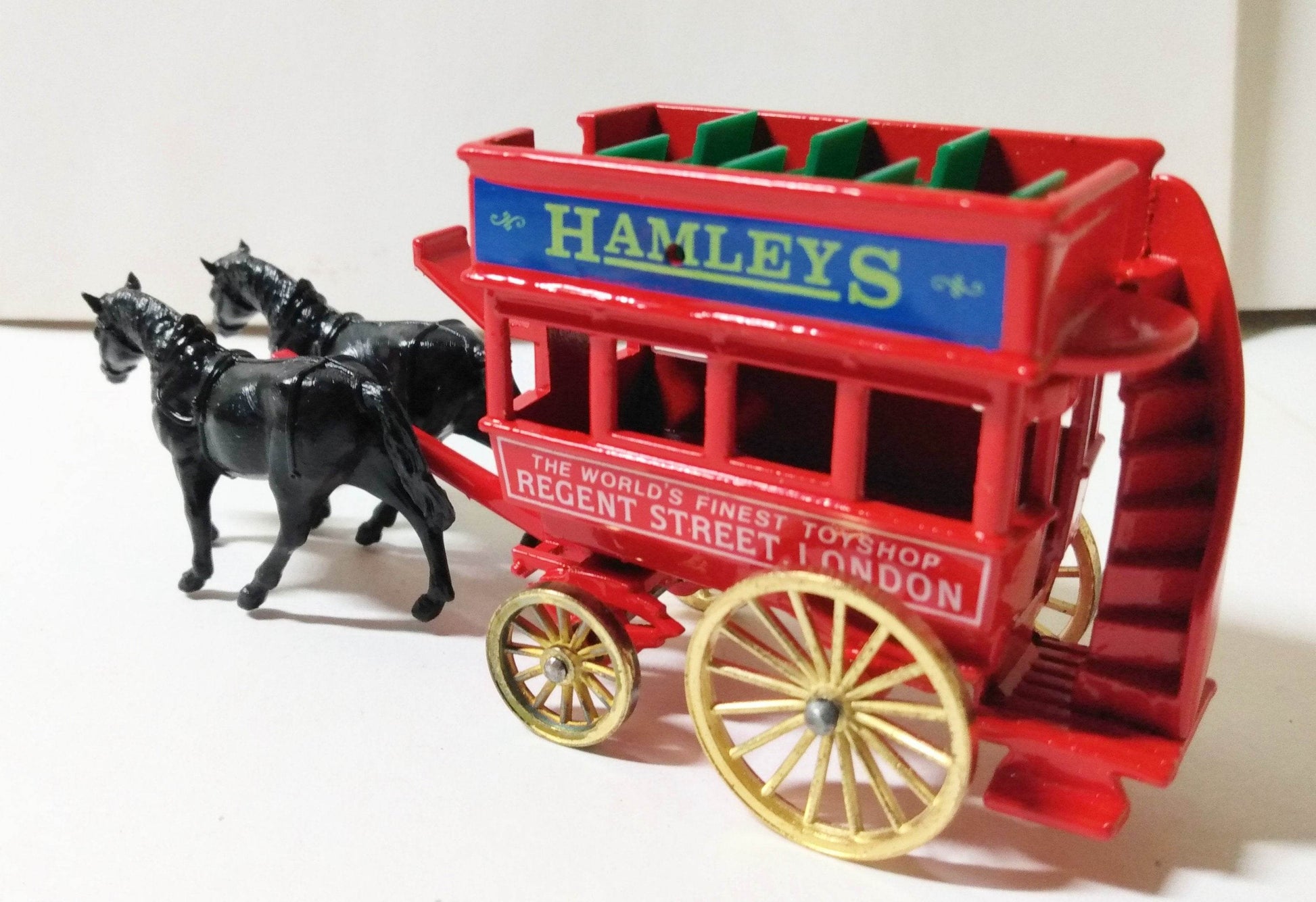 Lledo Days Gone DG4 Horse-Drawn Omnibus Hamleys Toy Shop 1984 - TulipStuff