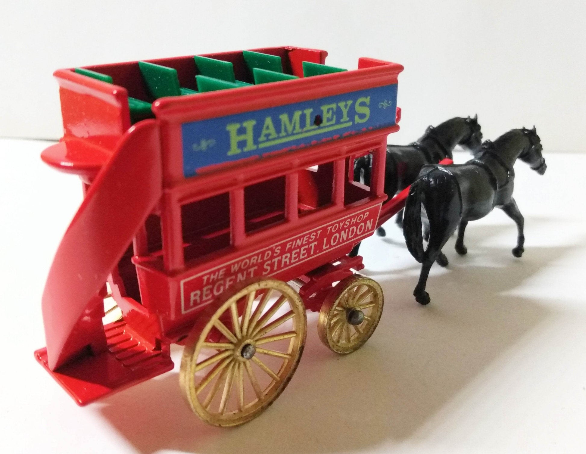 Lledo Days Gone DG4 Horse-Drawn Omnibus Hamleys Toy Shop 1984 - TulipStuff